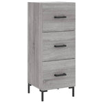 Highboard Grey Sonoma 34.5x34x180 cm Engineered Wood 3198855
