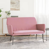 Bench Pink 108x79x79 cm Velvet 351385