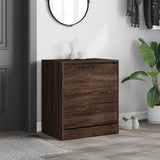 Shoe Cabinet Brown Oak 60x42x69 cm Engineered Wood 839986