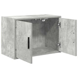 Garage Wall Cabinet Concrete Grey Engineered Wood 860649