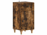 4 Piece Bathroom Cabinet Set ALKMAAR Smoked Oak Engineered Wood 3417914