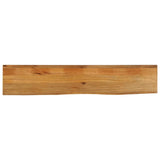 Table Top Live Edge 140x40x3.8 cm Solid Wood Mango 370591