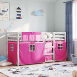 Bunk Bed without Mattress Pink 75x190 cm Small Single Solid Wood Pine 3283915