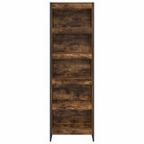 Book Cabinet 2 pcs Smoke Oak 60 x 30 x 189.5 cm Engineered Wood 3403000
