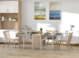 Foldable Drop Leaf Dining Table Folding Workstation for Small Space with Storage Shelves Cubes Oak & T3398P342453