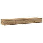 ZNTS Bedside Tables Artisan oak Particle board 160 x 36.5 x 16.5 cm 866978