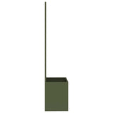 Garden Privacy Screen Olive green 50 x 150 cm Cold-rolled steel 876479