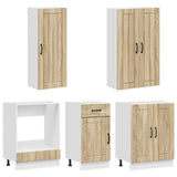 Kitchen Unit LUCCA 5 pcs Sonoma Oak Engineered Wood 3438267