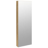 Mirror Jewellery Cabinet with LED Lights Wall Mounted 353246