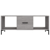 Coffee Table Grey Sonoma 102x50x40 cm Engineered Wood 829306