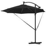 Umbrella 294 x 294 x 248 cm Polyester and Aluminium Black 42003387