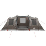 Camping Tent Tunnel 4-Person Brown Waterproof 4009414