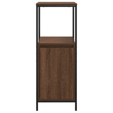 Bathroom Cabinet with Shelves Brown Oak 36x35x95 cm 861916