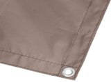 Balcony Screen Taupe 110 x 800 cm Oxford Fabric 42030748