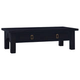 ZNTS Coffee Table Light Black Coffee 100x50x30 cm Solid Mahogany Wood 288829
