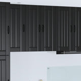Kitchen Cabinet Black 60 x 31 x 80 cm Engineered Wood 885046