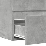 Bathroom Cabinet Concrete Grey 60x38.5x45 cm Engineered Wood 856242