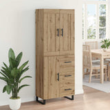 Highboard 2 pcs Artisan Oak 69.5 x 34 x 180 cm 3416055