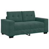Sofa Dark Green 160 x 77 x 82 cm Fabric 4105112