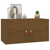 Wall Cabinets 2 pcs Honey Brown 60x30x30 cm Solid Wood Pine 818372