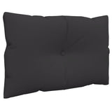 Pallet Cushions 3 pcs Black Fabric 360864