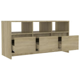 TV Cabinet Sonoma Oak 102x37.5x52.5 cm Engineered Wood 809803