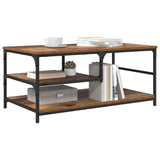 Coffee Table Old Wood 90 x 49 x 40 cm Engineered Wood 886243