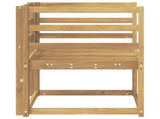 Outdoor Sofa Set Solid Acacia Wood White 3438958
