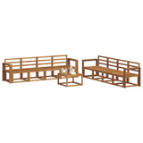 Outdoor Sofa Set 9 pcs Natural 3366187