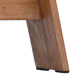 Stool Natural 40 x 25 x 31 cm Mahogany Wood 42012397