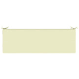 2-Piece Bench Cushions SOEST 2 pcs 100% Polyester Cream 950333