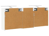 Bathroom Cabinet Set 3 pcs 116 x 16 x 62.5 cm Engineered wood 3403816