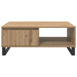 Coffee Table Artisan Oak 90 x 60 x 35 cm Engineered Wood 882590