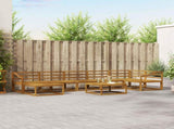 Outdoor Sofa Set 8 pcs Natural Solid Acacia Wood 3367942