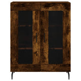 Highboard Smoked Oak 69.5x34x180 cm Engineered Wood 3195752