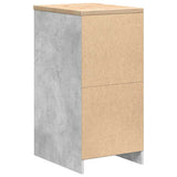 Garage Storage Cabinet Concrete Grey 40x51x85 cm Solid Wood Pine 860565