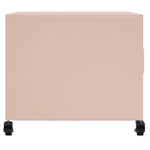 ZNTS Coffee Table Pink 68x50x43.5 cm Steel 846687