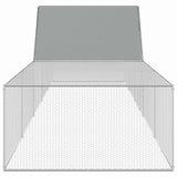 Chicken Coop 10x2x2 m Galvanised Steel 144563