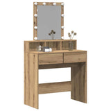 Dressing Table Old Wood 80 x 41 x 144.5 cm Engineered wood 862300