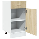 Drawer Bottom Cabinet Lyon Sonoma Oak 40x46x81.5 cm Engineered Wood 847493