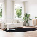 Shaggy Rug High Pile NAVARRA Black 300x200 cm Polyester 4102934