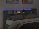 Headboard Concrete Grey Engineered Wood 3418691