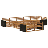 Outdoor Sofa Set 9 pcs 3383542