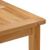 Outdoor Bar Set 5 pcs Natural Solid Teak Wood 3422501