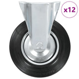 12 pcs Fixed Casters 200 mm 277997