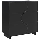 Sideboard Black 70 x 38 x 75 cm Engineered Wood 8011523