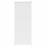 Plisse Blind 70x200cm White Pleated Blind 240600