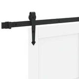 Sliding Door ORKDAL White 83 x 211 cm Solid Pine Wood 3333815