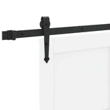 Sliding Door Manual ORKDAL White 83 x 232 cm Solid pine wood 3333817