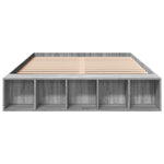 Bed Frame without Mattress Grey Sonoma 140x200 cm 3280571